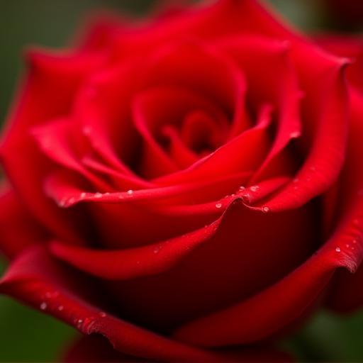 Close-up of scarlet roses